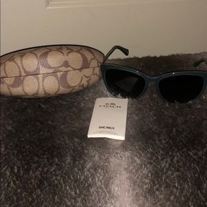Green Coach Sunglasses